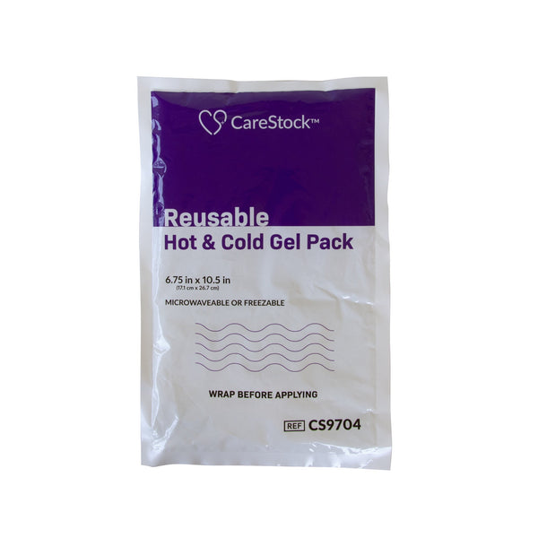 CareStock Hot / Cold Pack General Purpose Large 6-3/4 X 10-1/2 Inch Plastic / Gel Reusable (1247770_EA) 1/EA