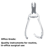 McKesson Nail Nipper Concave Jaw 4-1/2 Inch Length Chrome Covered Stainless Steel (487554_EA) 1/EA