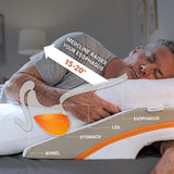 MedCline® Reflux Relief Positioner System 22 W X 50 L X 6 H Inch Foam / Gel Freestanding (1217713_EA) 1/EA