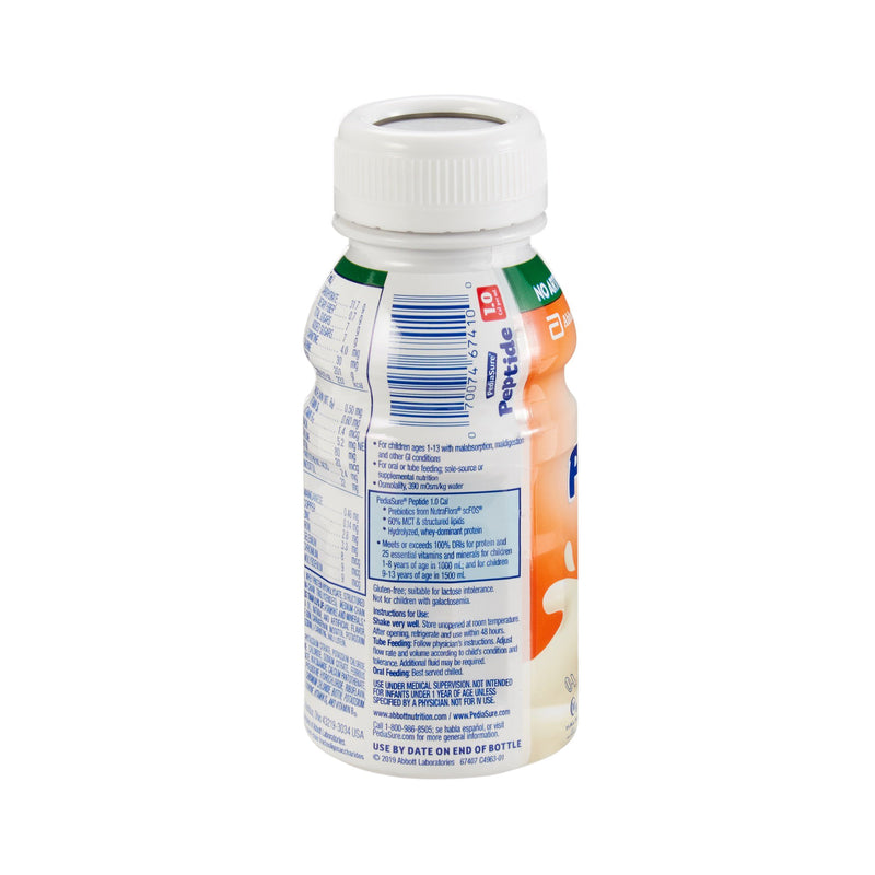 PediaSure® Peptide 1.0 Cal Pediatric Oral Supplement Vanilla Flavor 8 oz. Bottle Liquid Peptide Malabsorption / Maldigestion (1143667_EA) 1/EA