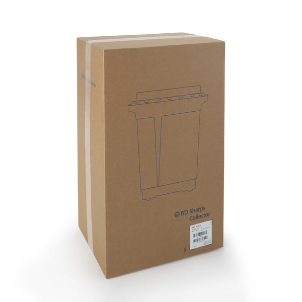 BD™ Chemotherapy Waste Container Yellow Base 23-1/2 H X 20 W X 14-3/4 D Inch Vertical Entry 17 Gallon (425619_EA) 1/EA