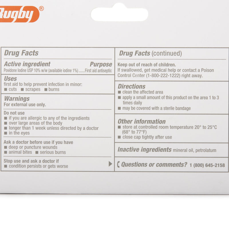 Major Pharmaceuticals Antiseptic Povidone-Iodine Ointment 1 oz. (1191555_EA) 1/EA
