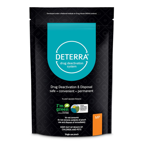 Deterra® Drug Disposal Pouch Medium, 45 Pill or 6 Patch or 6 oz. Liquid Capacity (1178045_CS) 200/CS