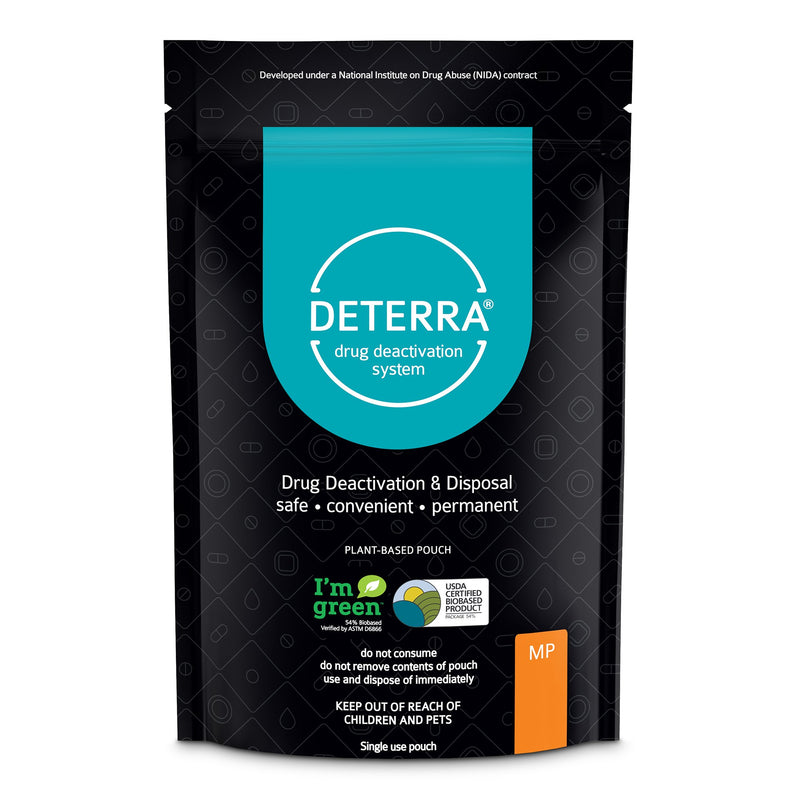 Deterra® Drug Disposal Pouch Medium, 45 Pill or 6 Patch or 6 oz. Liquid Capacity (1178045_CS) 200/CS