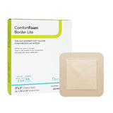 ComfortFoam™ Border Lite Thin Foam Dressing 3 X 3 Inch With Border Waterproof Backing Silicone Adhesive Square Sterile (1003182_BX) 10/BX