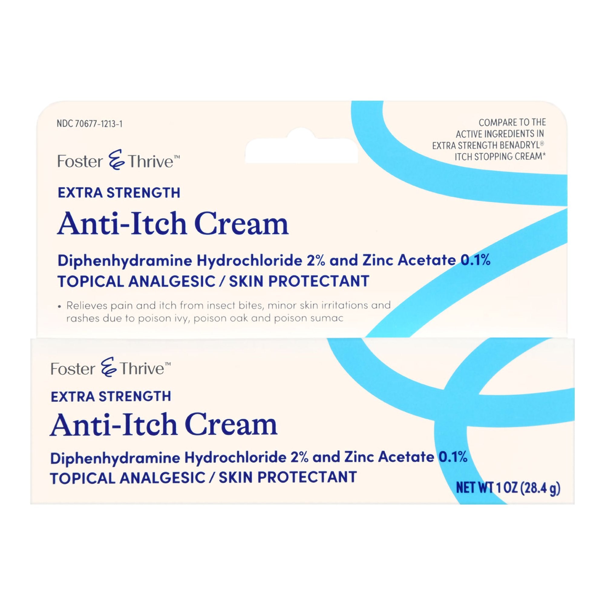 Foster & Thrive™ Itch Relief 2% - 0.1% Strength Cream 1 oz. Tube (1244 ...