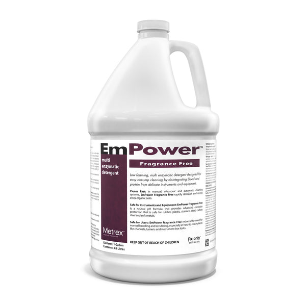 EmPower® Fragrance Free Multi-Enzymatic Instrument Detergent Liquid Concentrate 1 gal. Jug Unscented (767507_CS) 4/CS