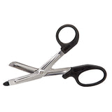 McKesson Medicut™ Trauma Shears Black 5-1/2 Inch Length Medical Grade Stainless Steel Finger Ring Handle Blunt Tip / Blunt Tip (1089418_EA) 1/EA