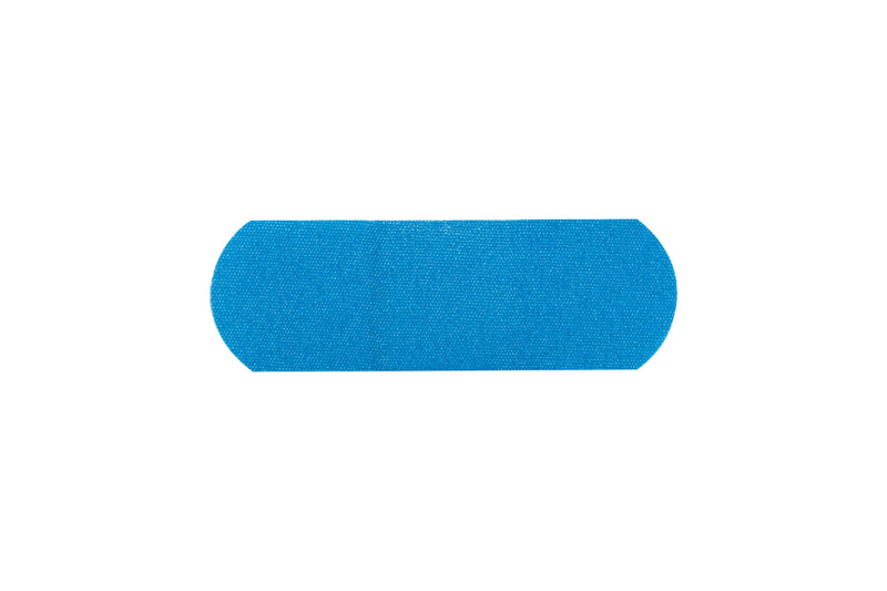 American® White Cross Metal Detectable Adhesive Strip 1 X 3 Inch Fabric Rectangle Blue Sterile (920146_CS) 1300/CS