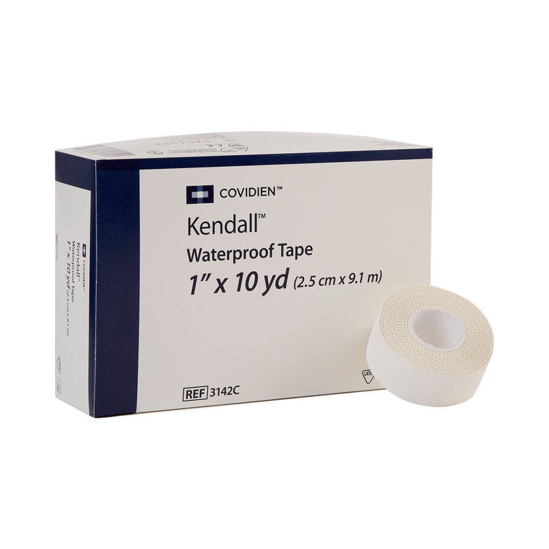 Kendall™ Waterproof Medical Tape White 1 Inch X 10 Yard Cloth NonSterile (10337_RL) 1/RL