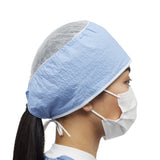 Cardinal Health™ Surgeon Cap One Size Fits Most Blue Tie Closure (237188_EA) 1/EA