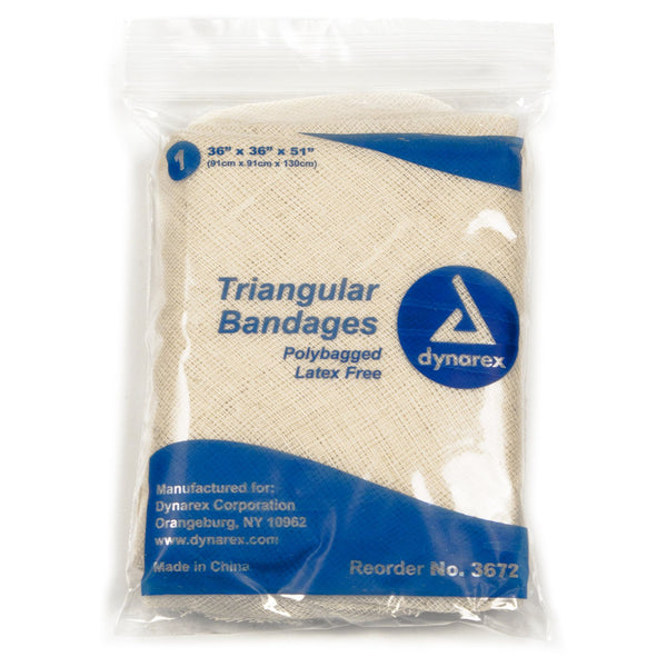 dynarex® Triangular Bandage / Arm Sling Safety Pin One Size Fits Most (556373_BX) 12/BX