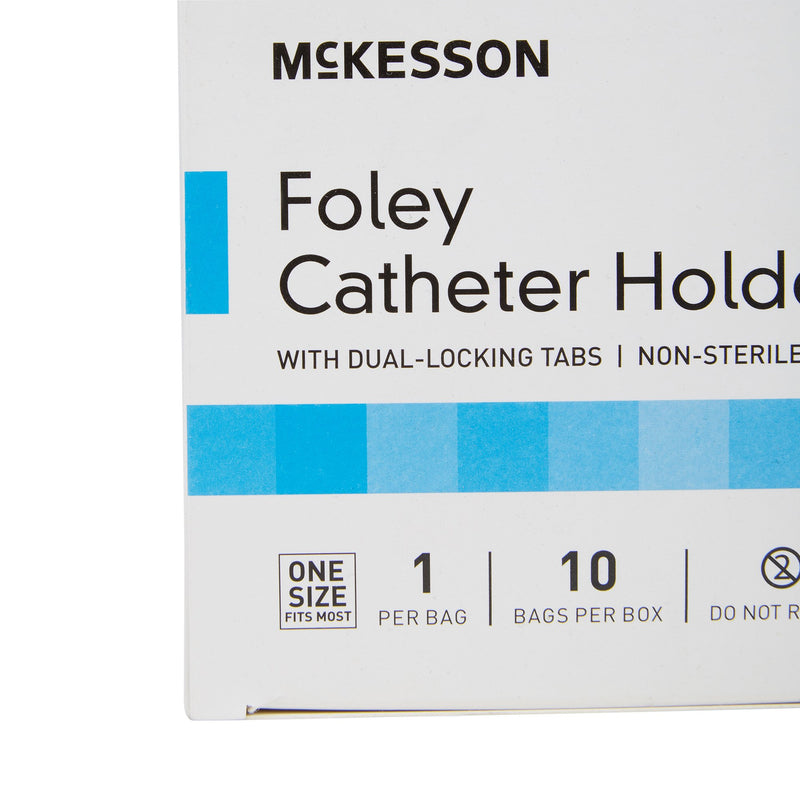 McKesson Leg Strap 2 X 24 Inch Length, Dual-Locking Tabs, Stretch Material, Hook and Loop Closure, Nonsterile (1107740_BG) 1/BG