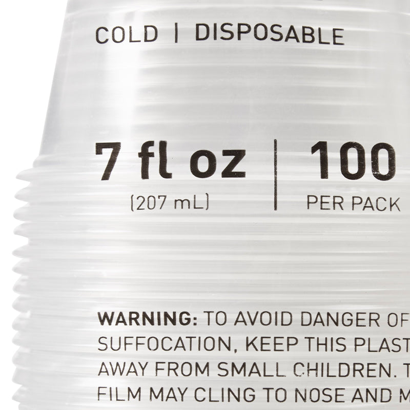 McKesson Drinking Cup 7 oz. Clear Polypropylene Disposable (1127770_CS) 2000/CS