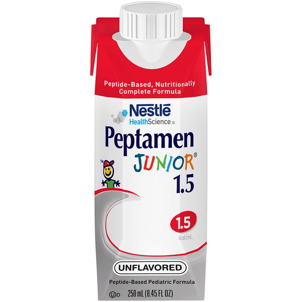 Peptamen Junior® 1.5 Pediatric Tube Feeding Formula Unflavored 250 mL Carton Liquid Whey Protein Impaired GI Function (682241_EA) 1/EA