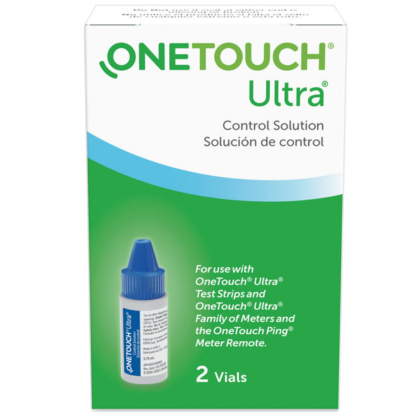 One Touch® Ultra Blood Glucose Control Solution 2 X 4 mL (852705_BX) 2/BX
