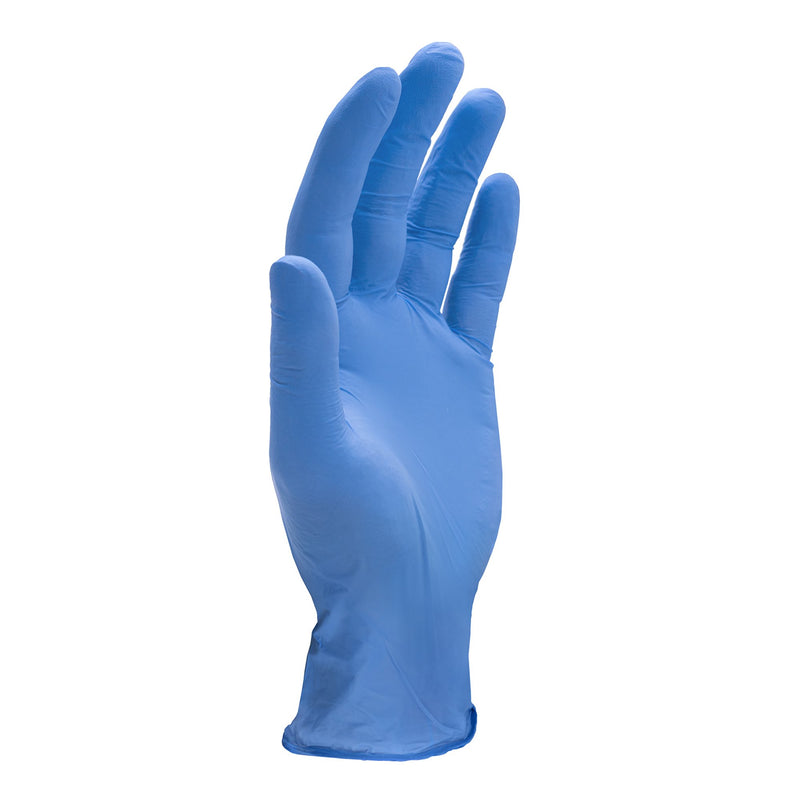 CareStock™ Exam Glove Large NonSterile Nitrile Standard Cuff Length Textured Fingertips Blue Chemo Tested (1230898_CS) 2000/CS