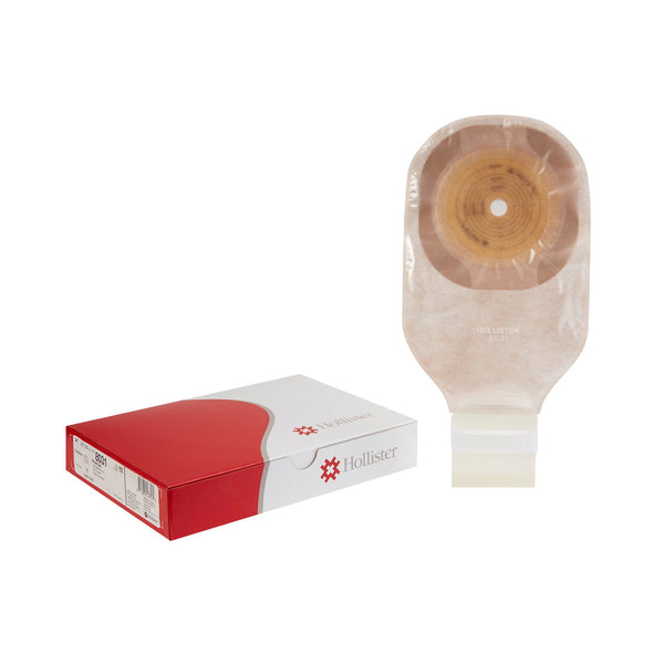 Premier™ Ostomy Pouch One-Piece System 12 Inch Length Flat, Trim to Fit Up to 2-1/2 Inch Stoma Drainable (726397_BX) 10/BX