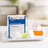 Curity™ Adhesive Strip 1 X 3 Inch Fabric Rectangle Neon Sterile (764639_BX) 50/BX