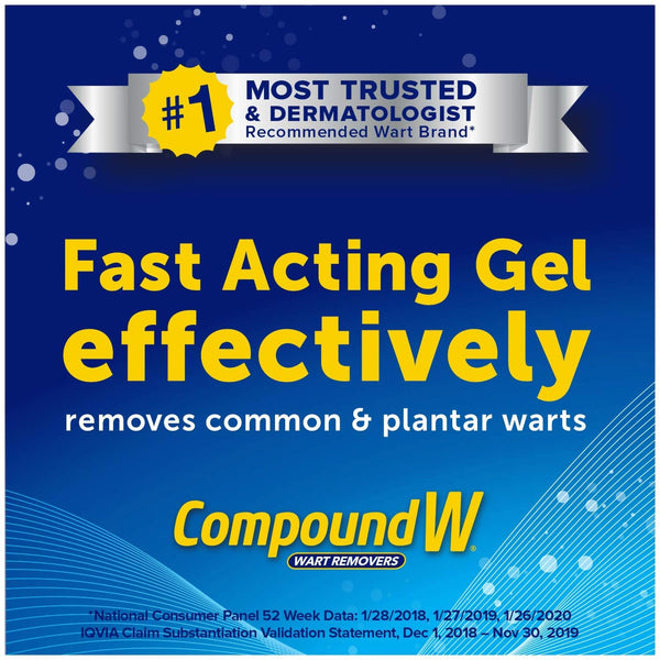 Compound W® Wart Remover 17% Strength Gel 0.25 oz. (568982_EA) 1/EA