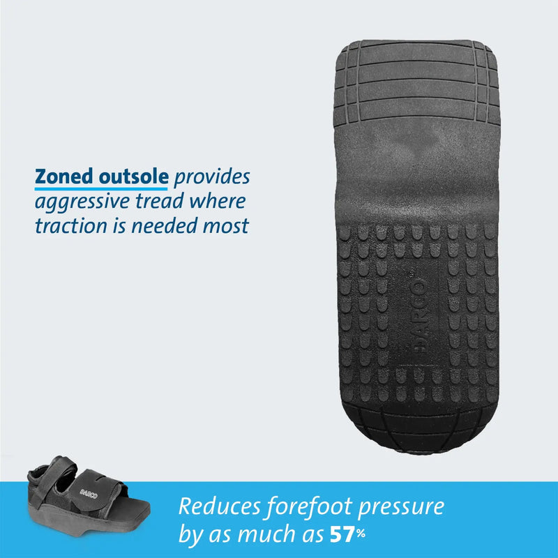 Darco® OrthoWedge™ Post-Op Shoe X-Large Male Black (683890_EA) 1/EA