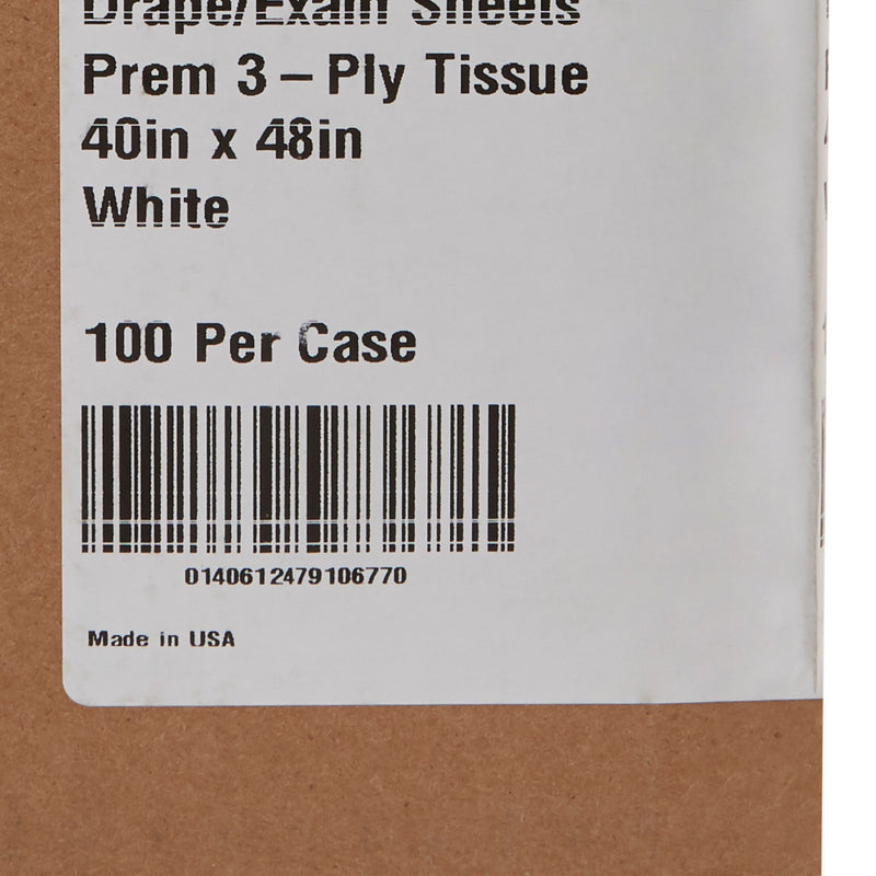 McKesson General Purpose Drape Physical Exam Drape 40 W X 48 L Inch NonSterile (146456_CS) 100/CS