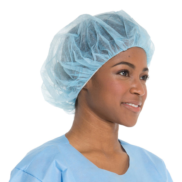 Halyard Bouffant Cap X-Large Blue Elastic Closure (567406_PK) 100/PK