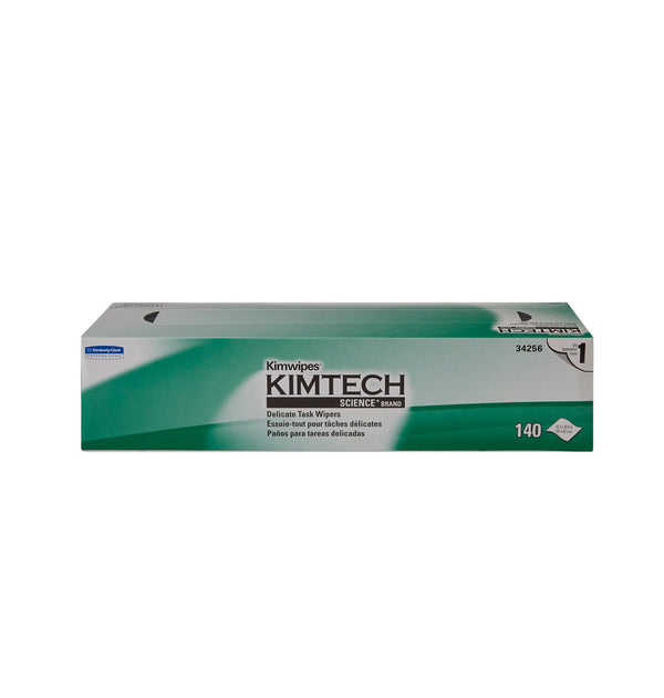 Kimtech Science Kimwipes Delicate Task Wipe Light Duty 140 Count Box 14-7/10 X 16-3/5 Inch NonSterile Disposable (724834_CS) 15/CS