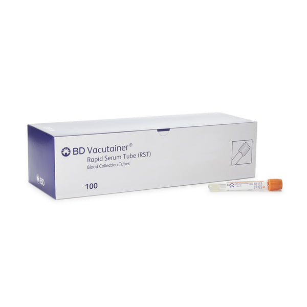 BD Vacutainer® Venous Blood Collection Tube Clot Activator Additive 5 mL BD Hemogard™ Closure Polyethylene Terephthalate (PET) Tube (732877_CS) 1000/CS