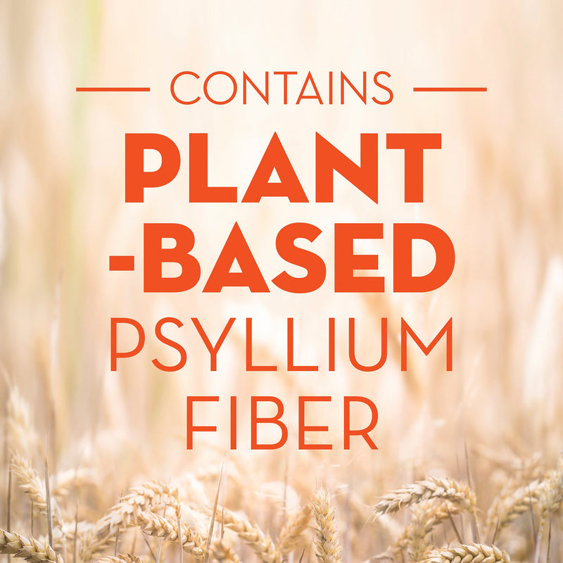 Metamucil® Fiber Supplement Orange Flavor Powder 15 oz. 3.4 Gram Strength Psyllium Husk (446936_BT) 1/BT