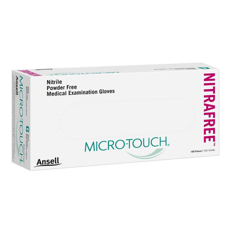 Micro-Touch® NitraFree™ Exam Glove Medium NonSterile Nitrile Standard Cuff Length Textured Fingertips Pink Chemo Tested (693951_CS) 10/CS