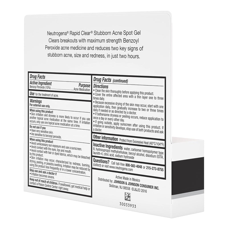 Neutrogena® Rapid Clear Acne Treatment 1 oz. Gel (1250875_EA) 1/EA