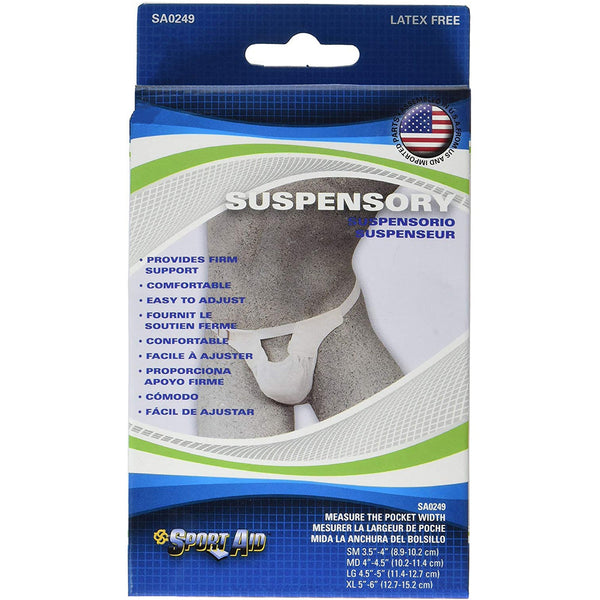 Sport-Aid™ Suspensory Large White (697328_EA) 1/EA