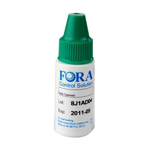 Fora Blood Glucose Control Solution 2 X 2.5 mL Low / High Level (811904_EA) 1/EA
