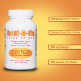 Decubivite® Three In One Multivitamin Supplement Vitamin / Minerals 500 mg Strength Capsule 100 per Bottle (772098_BT) 1/BT