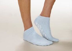Care-Steps® Slipper Socks Unisex Adult X-Large Double Tread Single Patient Use Gray (962572_PR) 1/PR