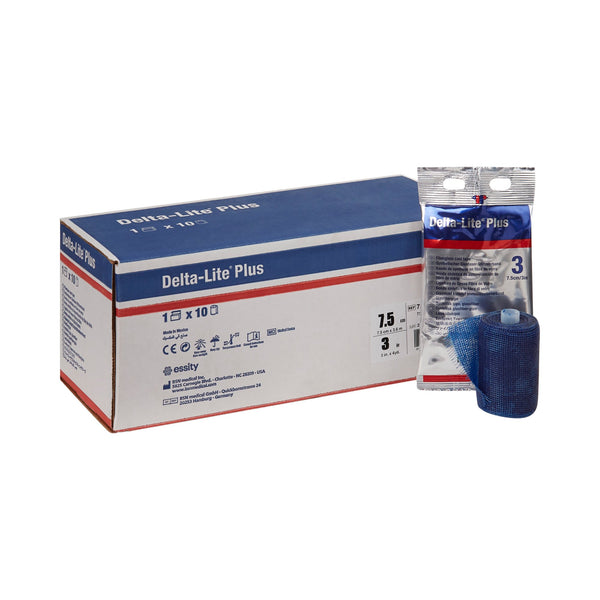 Delta-Lite® Plus Cast Tape 3 Inch X 12 Foot Fiberglass / Resin Deep Blue (653365_BX) 10/BX