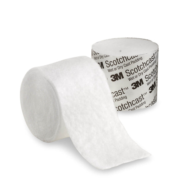 3M™ Scotchcast™ Wet or Dry Cast Padding Water Resistant 2 Inch X 4 Yard Polypropylene / Polyethylene Knit / Nonwoven Fibers NonSterile (540041_CS) 4/CS