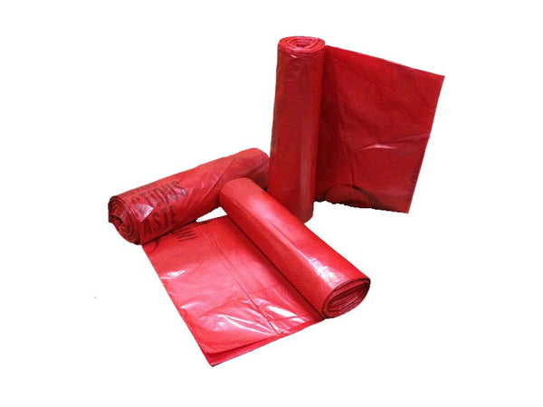 Colonial Bag Biohazard Waste Bag Biohazard Symbol / Infectious Waste 30 gal. Red 30 X 36 Inch (854539_CS) 1/CS