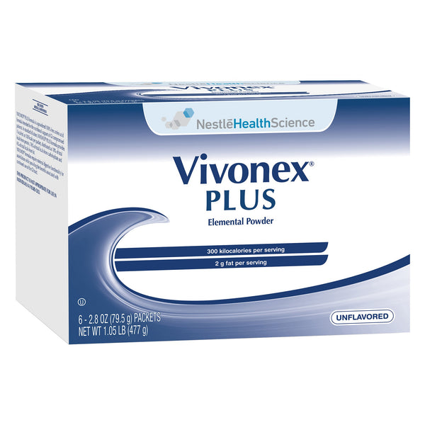 Vivonex® Plus Oral Supplement Unflavored Powder 2.8 oz. Individual Packet (746869_CS) 36/CS