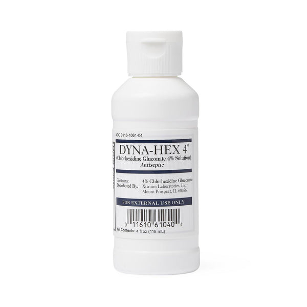 Dyna-Hex 4® Surgical Scrub Solution 4 oz. Bottle 4% Strength CHG (Chlorhexidine Gluconate) NonSterile (483093_EA) 1/EA