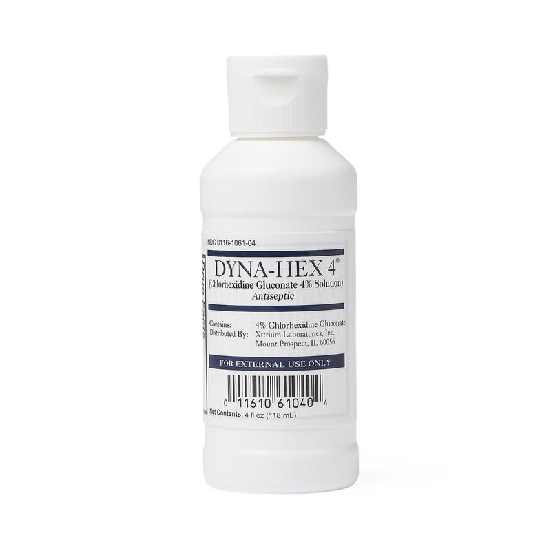 Dyna-Hex 4® Surgical Scrub Solution 4 oz. Bottle 4% Strength CHG (Chlorhexidine Gluconate) NonSterile (483093_EA) 1/EA