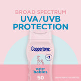 Coppertone® Water Babies Sunscreen SPF 50 Lotion 8 oz. Bottle (1231877_EA) 1/EA