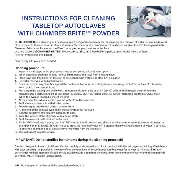 Chamber Brite Autoclave Chamber Cleaner (331659_CS) 120/CS