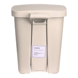 McKesson Trash Can 32 Quart / 8 gal. Beige Plastic Rectangular (1223711_EA) 1/EA