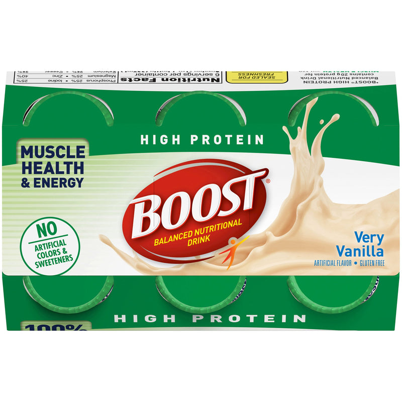 Boost® High Protein Oral Supplement Very Vanilla Flavor Liquid 8 oz. Bottle (778933_EA) 1/EA
