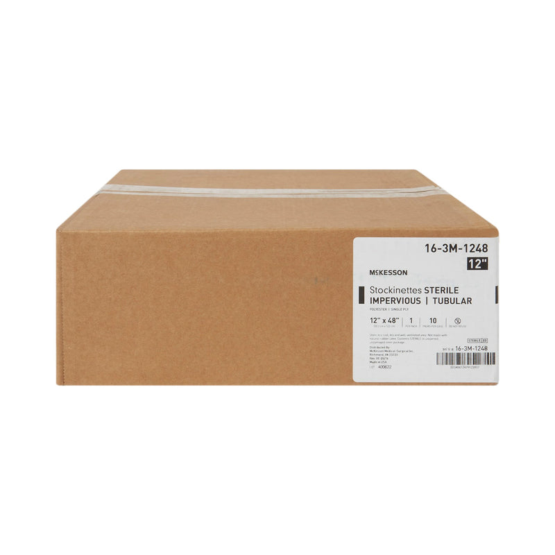 McKesson Surgical Stockinette Impervious / Tubular 12 W X 48 L Inch Sterile (460834_CS) 10/CS