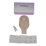 Safe n Simple™ Ostomy Pouch Two-Piece System 12 Inch Length Without Barrier Drainable (1242504_BX) 10/BX