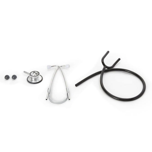 McKesson General Exam Stethoscope Black 1-Tube 22 Inch Tube Double Sided Chestpiece (363744_EA) 1/EA