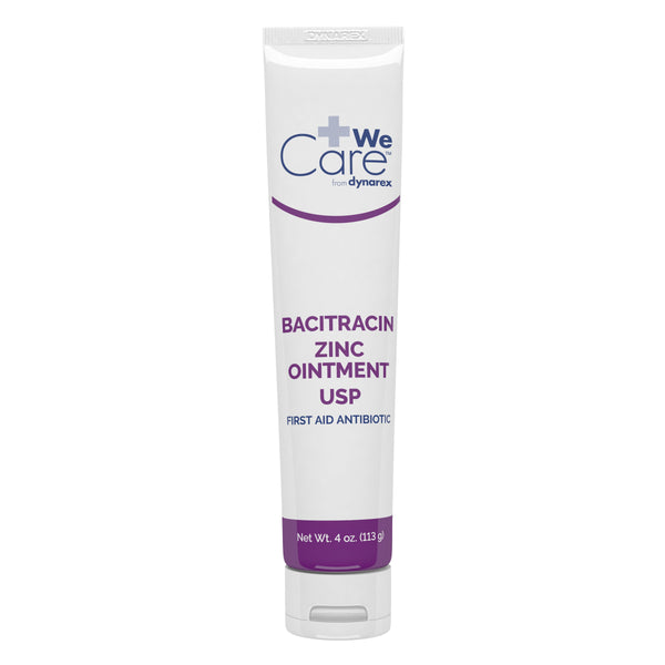 WeCare™ First Aid Antibiotic Bacitracin Zinc Ointment 4 oz. Tube (874022_CS) 72/CS